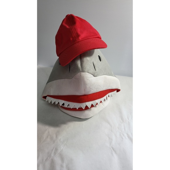 Sazac Shark Head Mask Costume Plush Mascot Halloween - Picture 5 of 6